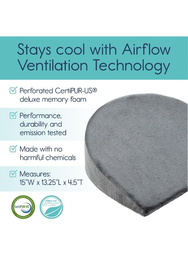 hiccapop Pregnancy Pillow Wedge for Belly Support - Image 3